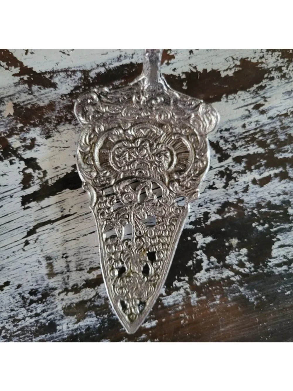 Antique Italian Ornate Pastry Server Cake Server With Filigree Design